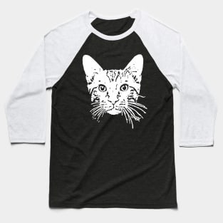 Tabby Cat Baseball T-Shirt